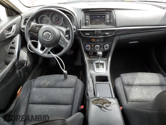 2014 Mazda 6 i Sport with VIN JM1GJ1U60E1147114, listed as a Copart auction lot 52855015 with 202,139 mi miles and Salvage Title. Bid and sale history available at DreamBid. Image 8.