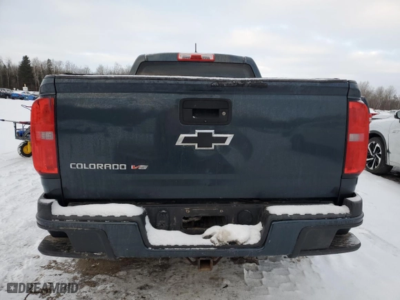 2017 Chevrolet Colorado 4WD WT with VIN 1GCGTBEN3H1169991, listed as a Copart auction lot 89372425 with 196,503 mi miles and Clean Title. Bid and sale history available at carsss.com. Image 6.