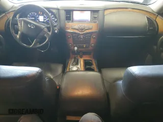 2014 Infiniti QX80 with VIN JN8AZ2NC4E9352899, listed as a Copart auction lot 54101355 with 102,340 mi miles and Salvage title. Bid and sale history available at DreamBid. Image 8.