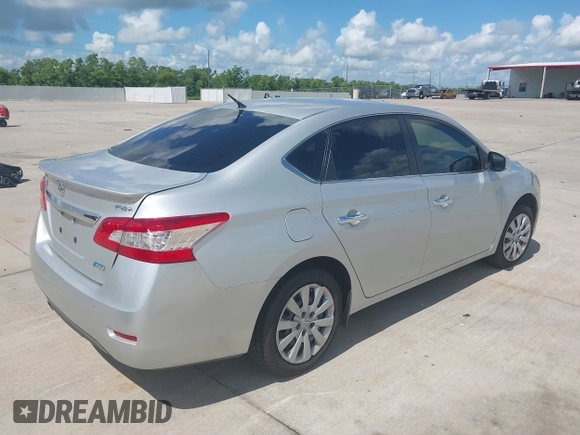 2014 Nissan Sentra SV with VIN 3N1AB7AP3EY218551, listed as a IAAI auction lot 42576105 with 121,621 mi miles and . Bid and sale history available at DreamBid. Image 4.