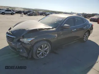 2013 Infiniti M37 with VIN JN1BY1AP0DM513091, listed as a Copart auction lot 76168224 with 140,523 mi miles and Salvage Title. Bid and sale history available at carsss.com. Image 1.
