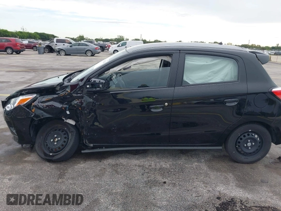 2024 Mitsubishi Mirage ES с VIN ML32AUHJ7RH022640, выставлен на аукционе IAAI как лот 42382228 с пробегом 6 928 миль миль и . История ставок и продаж доступна на DreamBid. Изображение 6.
