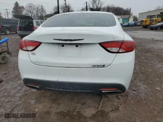 2015 Chrysler 200 S with VIN 1C3CCCBG8FN665275, listed as a Copart auction lot 46644305 with 153,144 mi miles and Clean Title. Bid and sale history available at carsss.com. Image 6.