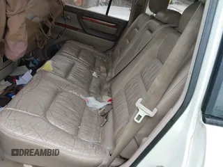 2000 Lexus LX 470 z VIN JT6HT00W8Y0096929, wystawiony jako IAAI lot #42316574 z przebiegiem 227 839 mil mil oraz . Historia ofert i sprzedaży dostępna na DreamBid. Obrazek 8.
