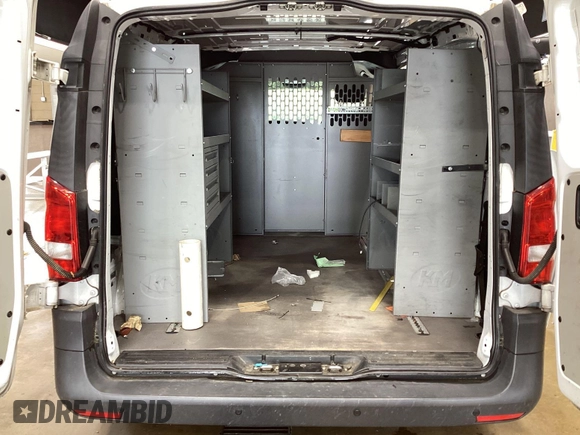 2020 Mercedes-Benz Metris Cargo with VIN W1YV0BEY3L3738485, listed as a IAAI auction lot 42195671 with 105,966 mi miles. Bid and sale history available at carsss.com. Image 9.