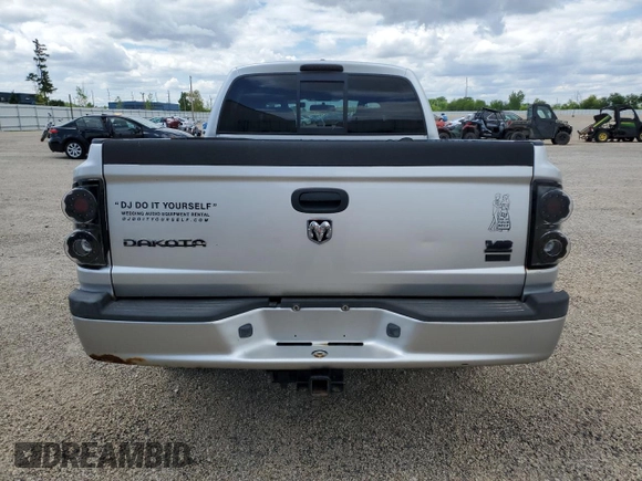 2008 Dodge Dakota with VIN 1D7HW78N58S550147, listed as a Copart auction lot 58793855 with 126,970 mi miles and Salvage title. Bid and sale history available at DreamBid. Image 6.