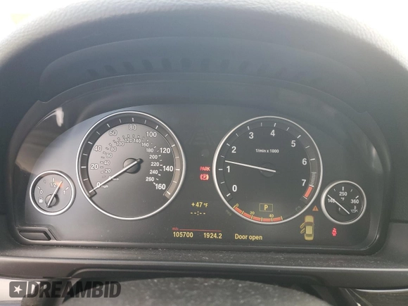 2011 BMW 5 Series 535i xDrive with VIN WBAFU7C59BC778083, listed as a Copart auction lot 48929435 with 105,700 mi miles and Salvage Title. Bid and sale history available at DreamBid. Image 9.