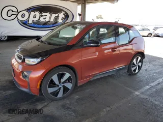 2015 BMW i3 with VIN WBY1Z4C51FV503457, listed as a Copart auction lot 66406025 with 116,891 mi miles and Salvage title. Bid and sale history available at DreamBid. Image 1.