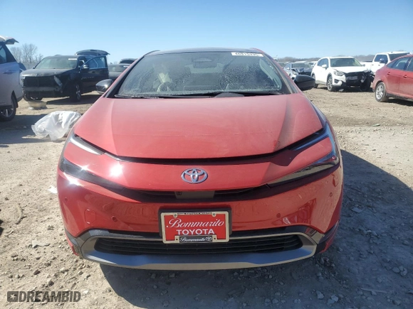 2024 Toyota Prius LE with VIN JTDACAAU9R3036414, listed as a Copart auction lot 46915335 with 296 mi miles and Salvage Title. Bid and sale history available at carsss.com. Image 5.