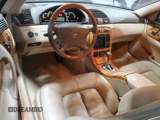 2000 Mercedes-Benz CL 500/600 z VIN WDBPJ75J5YA002286, wystawiony jako Copart lot #57941605 z przebiegiem 66 900 mil mil oraz Szkody całkowita. Historia ofert i sprzedaży dostępna na DreamBid. Obrazek 8.