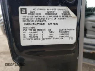 2006 GMC Sierra Denali z VIN 2GTEK63N561158633, wystawiony jako Copart lot #54572255 z przebiegiem 181 631 mil mil oraz Szkody całkowita. Historia ofert i sprzedaży dostępna na DreamBid. Obrazek 12.