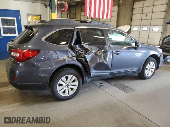 2017 Subaru Outback Premium z VIN 4S4BSACC3H3346998, wystawiony jako Copart lot #56209935 z przebiegiem 50 636 mil mil oraz Szkoda całkowita • Salvage title. Historia ofert i sprzedaży dostępna na DreamBid. Obrazek 3.