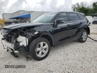 2021 Toyota Highlander Hybrid LE with VIN 5TDZARAH4MS509640, listed as a Copart auction lot 62583515 with 29,062 mi miles and Salvage title. Bid and sale history available at DreamBid. Image 1.