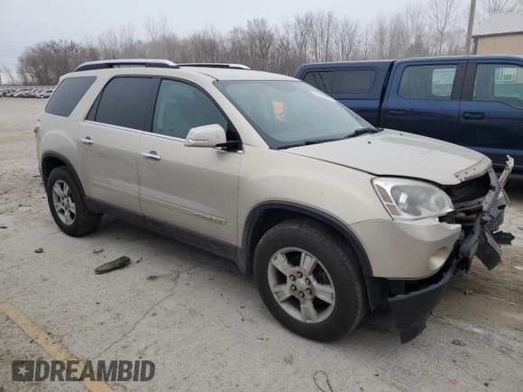 2008 GMC Acadia SLT1 with VIN 1GKER23798J111222, listed as a Copart auction lot 84290854 with 259,340 mi miles and Salvage Title. Bid and sale history available at carsss.com. Image 4.