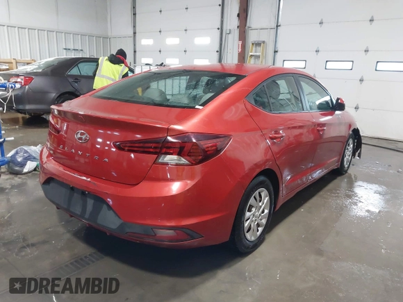 2019 Hyundai Elantra SE with VIN 5NPD74LF6KH473802, listed as a IAAI auction lot 41256394 with 130,699 mi miles and . Bid and sale history available at DreamBid. Image 4.