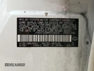 2021 Lexus IS 300 z VIN JTHCA1D28M5116162, wystawiony jako Copart lot #51757005 z przebiegiem 59 965 mil mil oraz Szkoda całkowita • Salvage title. Historia ofert i sprzedaży dostępna na DreamBid. Obrazek 13.
