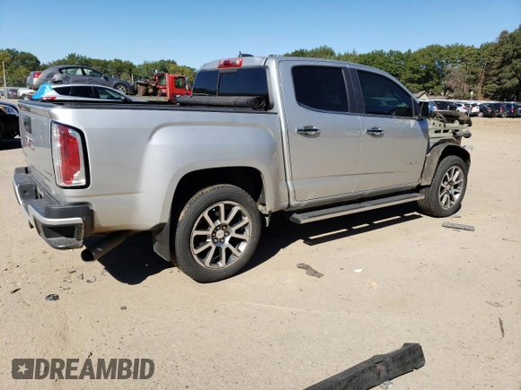 2017 GMC Canyon 4WD Denali with VIN 1GTP6EE13H1257638, listed as a Copart auction lot 72928154 with 126,675 mi miles and Salvage Title. Bid and sale history available at carsss.com. Image 3.