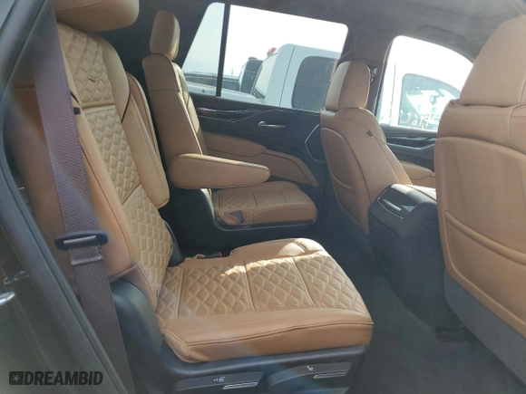 2024 Cadillac Escalade Premium Luxury with VIN 1GYS4BKL5RR109928, listed as a Copart auction lot 76373354 with 4,962 mi miles and Non Repairable. Bid and sale history available at carsss.com. Image 11.