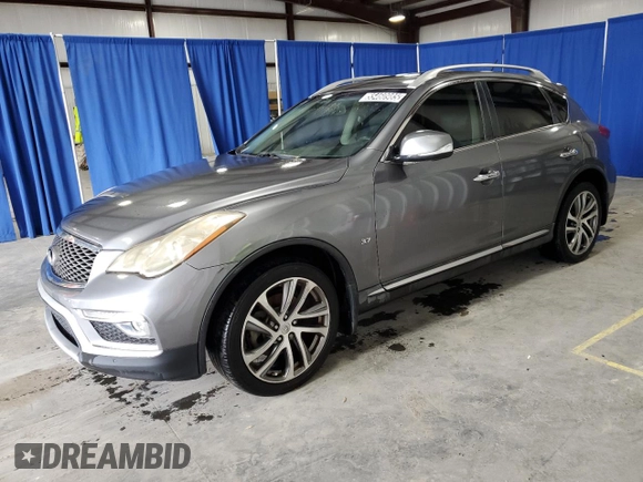 2017 Infiniti QX50 z VIN JN1BJ0RP1HM383833, wystawiony jako Copart lot #55460985 z przebiegiem 96 036 mil mil oraz Czysty tytuł • Clean title. Historia ofert i sprzedaży dostępna na DreamBid. Obrazek 1.