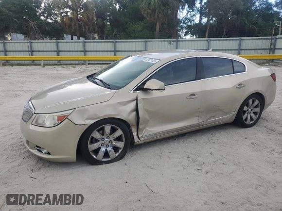 2010 Buick LaCrosse CXL with VIN 1G4GC5GG8AF138336, listed as a Copart auction lot 60421425 with 124,398 mi miles and Salvage title. Bid and sale history available at DreamBid. Image 1.