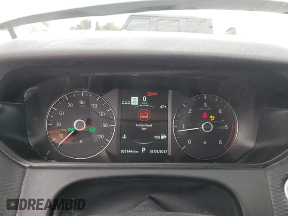 2019 Land Rover Range Rover Velar S with VIN SALYB2EN3KA216833, listed as a Copart auction lot 60555075 with 35,144 mi miles and Salvage title. Bid and sale history available at DreamBid. Image 9.