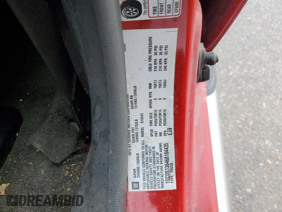 2006 Chevrolet Colorado 2LT z VIN 1GCDS136468184435, wystawiony jako Copart lot #45369755 z przebiegiem 240 188 mil mil oraz Szkoda całkowita • Salvage title. Historia ofert i sprzedaży dostępna na DreamBid. Obrazek 14.