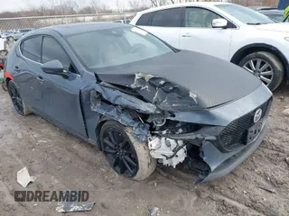 2019 Mazda Mazda3 Hatchback w/Premium Pkg with VIN JM1BPBNM0K1129087, listed as a IAAI auction lot 41684667 with 123,000 mi miles. Bid and sale history available at carsss.com. Image 1.