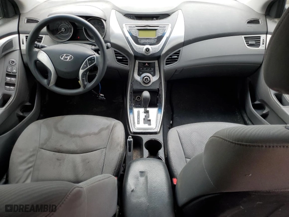 2012 Hyundai Elantra GLS PZEV with VIN 5NPDH4AE2CH062907, listed as a Copart auction lot 48161985 with 196,095 mi miles and Salvage Title. Bid and sale history available at carsss.com. Image 8.