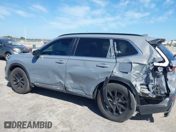 2024 Honda CR-V Sport with VIN 7FARS5H53RE025850, listed as a IAAI auction lot 41740782 with 27,398 mi miles and . Bid and sale history available at DreamBid. Image 14.