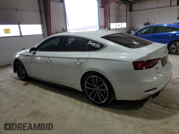 2019 Audi S5 Sportback Premium Plus z VIN WAUB4CF51KA050823, wystawiony jako Copart lot #43464005 z przebiegiem 44 898 mil mil oraz Szkoda całkowita • Salvage title. Historia ofert i sprzedaży dostępna na DreamBid. Obrazek 2.