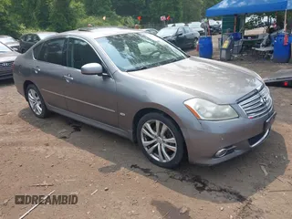 2009 Infiniti M with VIN JNKCY01F39M852338, listed as a IAAI auction lot 42428024 with 210,245 mi miles and . Bid and sale history available at DreamBid. Image 1.