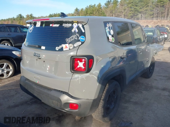 2020 Jeep Renegade Jeepster with VIN ZACNJBAB4LPL22263, listed as a IAAI auction lot 41999042 with 98,934 mi miles and . Bid and sale history available at DreamBid. Image 4.