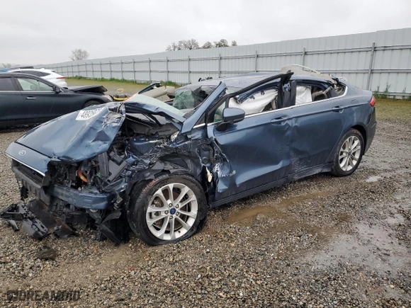 2019 Ford Fusion Hybrid SE with VIN 3FA6P0LU6KR221597, listed as a Copart auction lot 48935075 with NaN miles and Salvage Title. Bid and sale history available at carsss.com. Image 1.