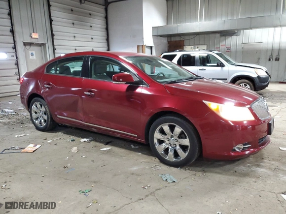 2010 Buick LaCrosse CXL with VIN 1G4GD5EG1AF258477, listed as a Copart auction lot 52189625 with 75,740 mi miles and Clean Title. Bid and sale history available at carsss.com. Image 4.