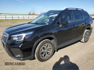 2021 Subaru Forester Premium with VIN JF2SKAJC2MH566929, listed as a Copart auction lot 48075815 with 28,600 mi miles and Salvage Title. Bid and sale history available at carsss.com. Image 1.