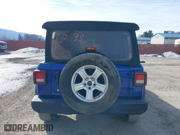 2020 Jeep Wrangler Unlimited Sport S z VIN 1C4HJXDG2LW260238, wystawiony jako IAAI lot #41415820 z przebiegiem 62 224 mil mil oraz . Historia ofert i sprzedaży dostępna na DreamBid. Obrazek 17.