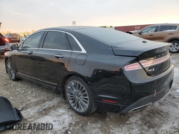 2017 Lincoln MKZ Hybrid Premiere with VIN 3LN6L5KU9HR631609, listed as a Copart auction lot 86576354 with Not Provided miles and Salvage Title. Bid and sale history available at DreamBid. Image 2.