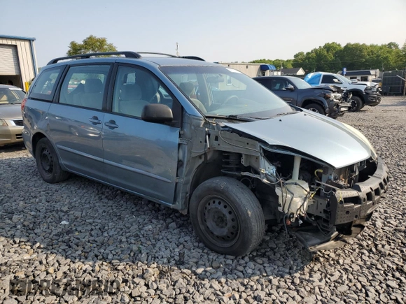 2006 Toyota Sienna CE z VIN 5TDZA23C06S404735, wystawiony jako Copart lot #59205165 z przebiegiem 185 309 mil mil oraz Szkoda całkowita • Salvage title. Historia ofert i sprzedaży dostępna na DreamBid. Obrazek 4.