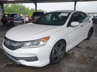 2017 Honda Accord Sport with VIN 1HGCR2F54HA136317, listed as a IAAI auction lot 42091828 with 146,628 mi miles and . Bid and sale history available at carsss.com. Image 2.