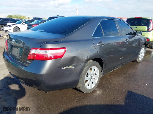 2007 Toyota Camry CE with VIN JTNBE46K673034734, listed as a IAAI auction lot 41775164 with 281,893 mi miles. Bid and sale history available at carsss.com. Image 4.