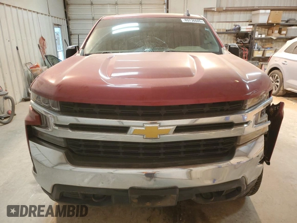 2021 Chevrolet Silverado 1500 LT with VIN 3GCUYDEDXMG144556, listed as a Copart auction lot 49736605 with 34,418 mi miles and Salvage Title. Bid and sale history available at DreamBid. Image 5.