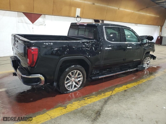 2021 GMC Sierra 1500 SLT with VIN 3GTU9DET5MG347486, listed as a Copart auction lot 48673435 with 60,027 mi miles and Salvage Title. Bid and sale history available at carsss.com. Image 3.