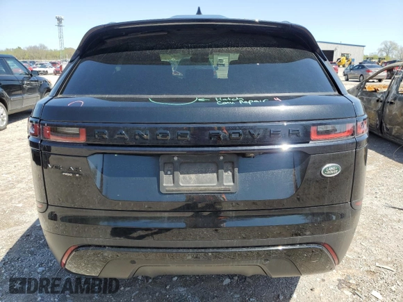 2020 Land Rover Range Rover Velar S with VIN SALYB2EX5LA261985, listed as a Copart auction lot 52091545 with 52,557 mi miles and Clean Title. Bid and sale history available at carsss.com. Image 6.