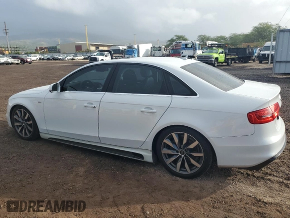 2014 Audi A4 Premium Plus with VIN WAUFFAFL8EN014333, listed as a Copart auction lot 48435875 with 73,756 mi miles and Clean Title. Bid and sale history available at carsss.com. Image 2.
