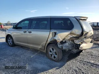 2011 Toyota Sienna with VIN 5TDZK3DC9BS061970, listed as a Copart auction lot 48081325 with 159,865 mi miles and Salvage Title. Bid and sale history available at carsss.com. Image 2.