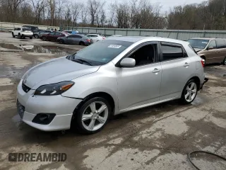 2009 Toyota Matrix S with VIN 2T1LE40E49C007828, listed as a Copart auction lot 51839045 with 162,208 mi miles and Salvage Title. Bid and sale history available at carsss.com. Image 1.