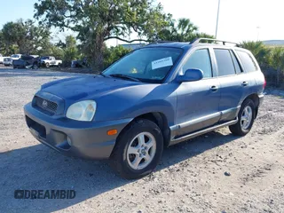 2003 Hyundai Santa Fe GLS with VIN KM8SC73D33U469955, listed as a IAAI auction lot 41989360 with 66,798 mi miles. Bid and sale history available at carsss.com. Image 2.