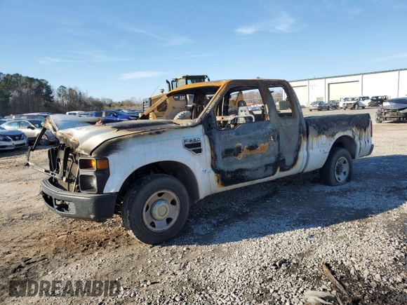 2008 Ford Super Duty F-250 SRW XL with VIN 1FTNX20568EC82863, listed as a Copart auction lot 43439355 with Not Provided miles and Non Repairable. Bid and sale history available at carsss.com. Image 1.