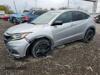 2022 Honda HR-V Sport with VIN 3CZRU6H19NM728720, listed as a Copart auction lot 67907813 with 21,889 mi miles and Salvage Title. Bid and sale history available at carsss.com. Image 1.
