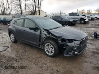2024 Subaru Impreza with VIN JF1GUABC3R8221757, listed as a Copart auction lot 80024214 with 15,183 mi miles and Salvage Title. Bid and sale history available at carsss.com. Image 4.